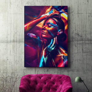 Tablou Colorful portrait