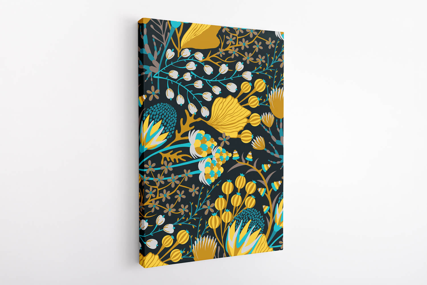 Tablou flori abstracte