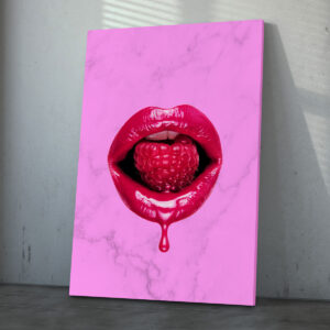 Tablou buze rosii