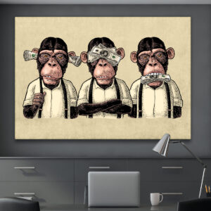 Tablou 3 maimute