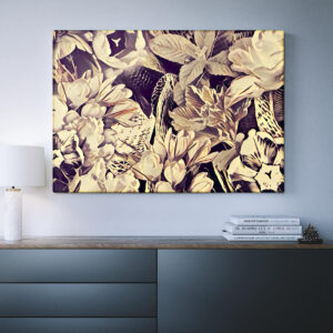 Tablou flori abstracte
