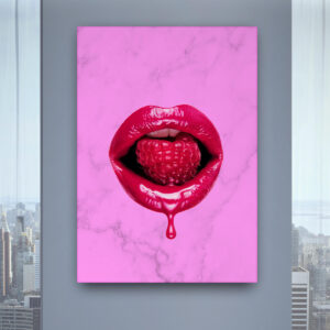 Tablou buze rosii
