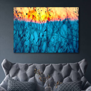 Tablou canvas Sunset behind