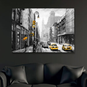 Tablou yellow cab New York