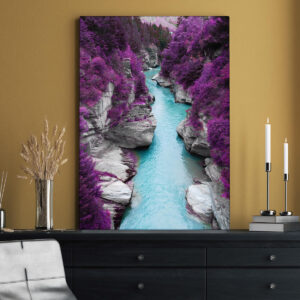 Tablou canvas peisaje mov