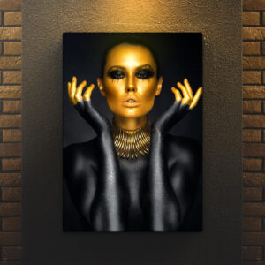 Tablou portret auriu