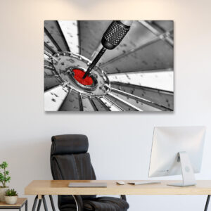 Tablou canvas alb negru