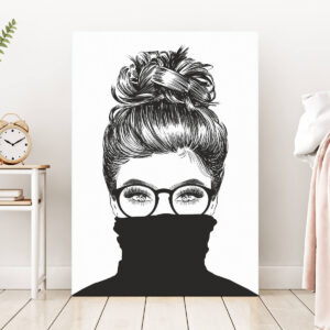 Tablou alb negru living