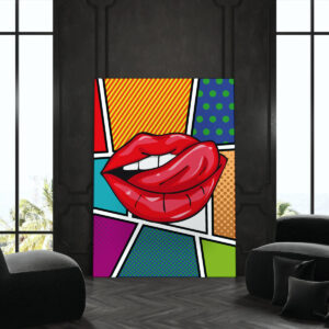 Tablouri pop art buze