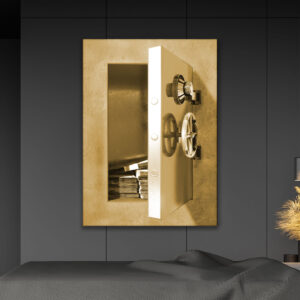 Canvas Golden Safe
