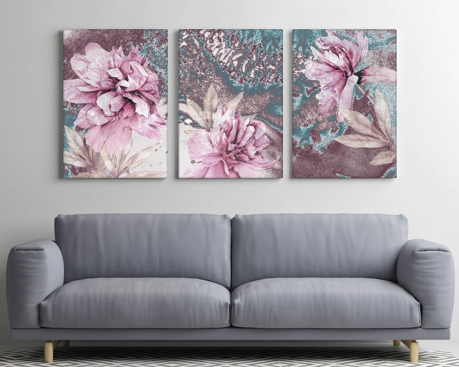 Set 3 tablouri Poenies