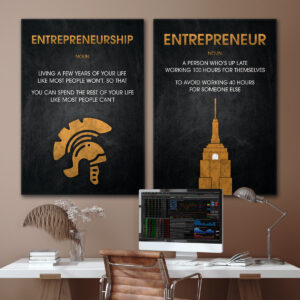 Tablou motivational antreprenori
