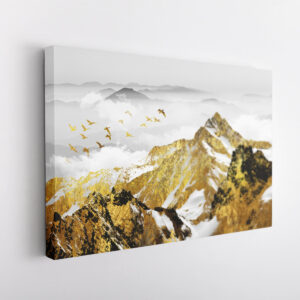 Tablou munte auriu